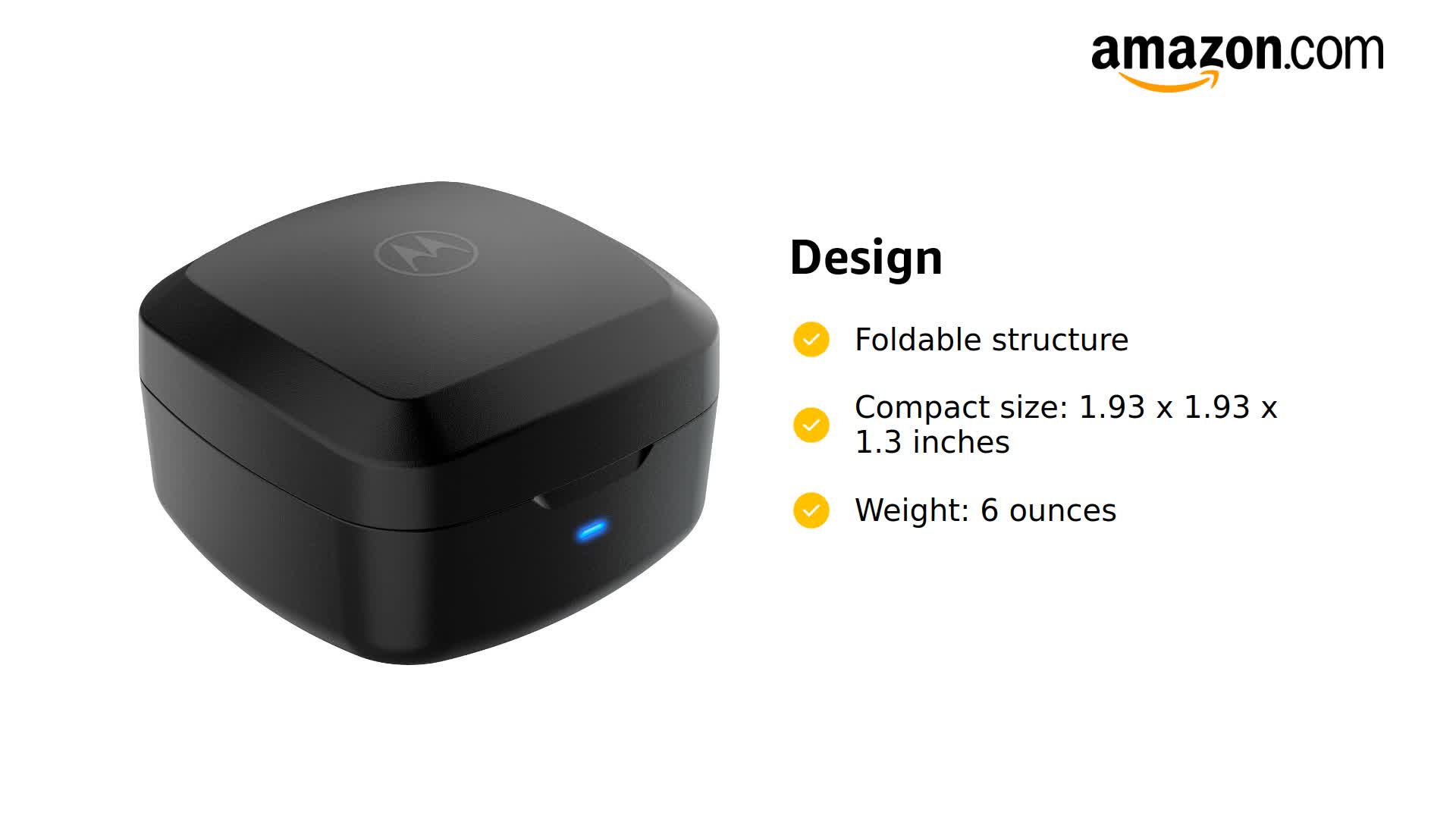 Amazon.com: Motorola Vervebuds 100 Earbud Headphones, Waterproof
